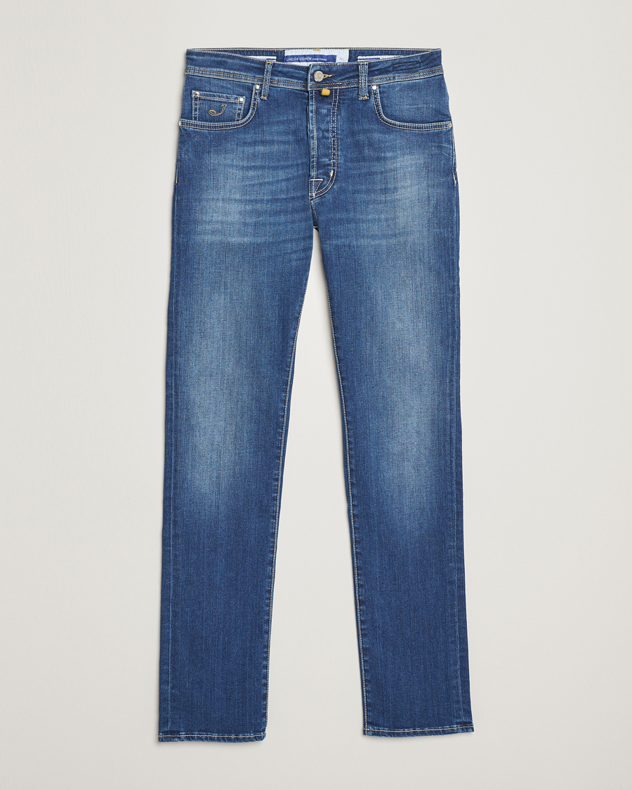 Men | Jeans | Jacob Cohën | Bard 688 Slim Fit Stretch Jeans Stone Wash