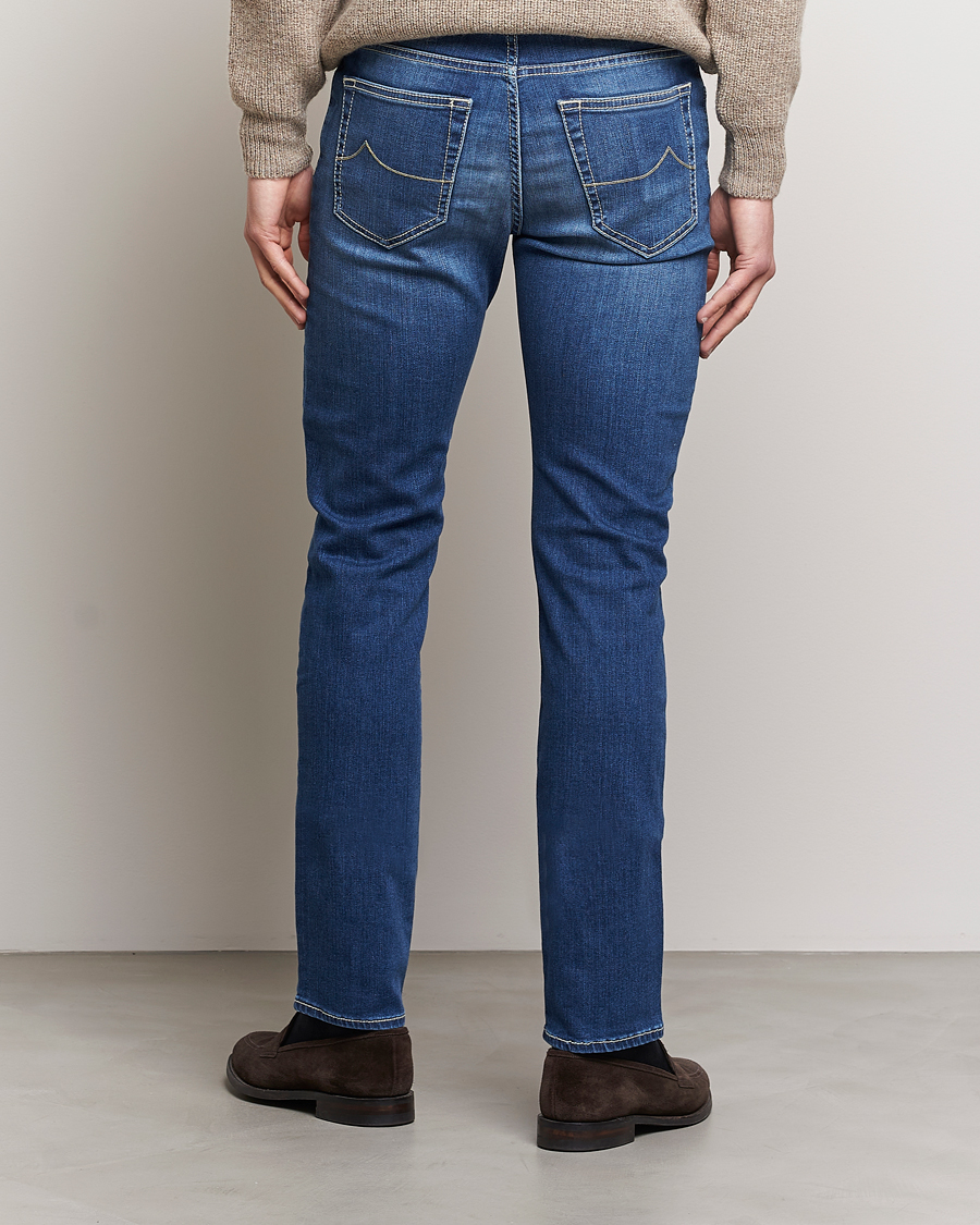 Men | Jeans | Jacob Cohën | Bard 688 Slim Fit Stretch Jeans Stone Wash