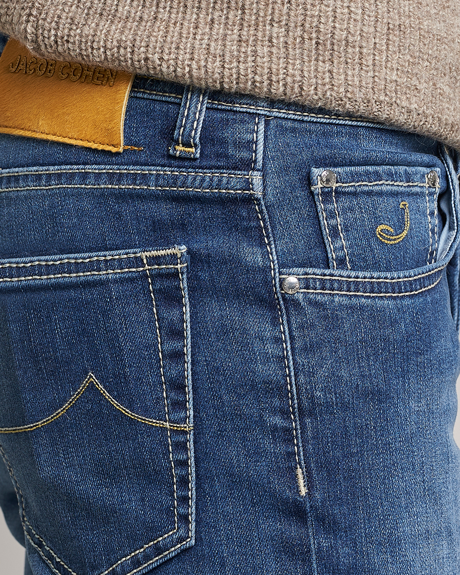 Men | Jeans | Jacob Cohën | Bard 688 Slim Fit Stretch Jeans Stone Wash