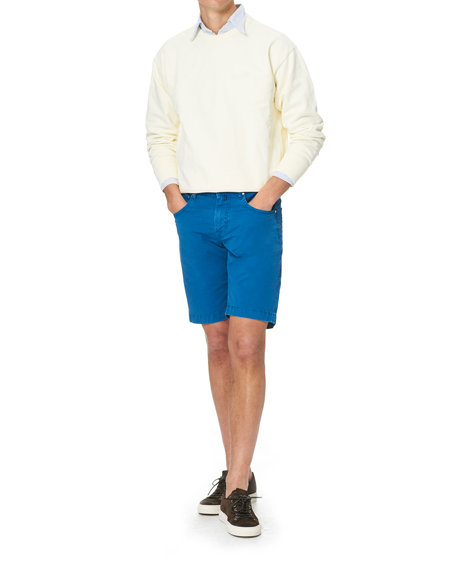 Men | Shorts | Jacob Cohën | Nicolas Cotton Shorts Blue