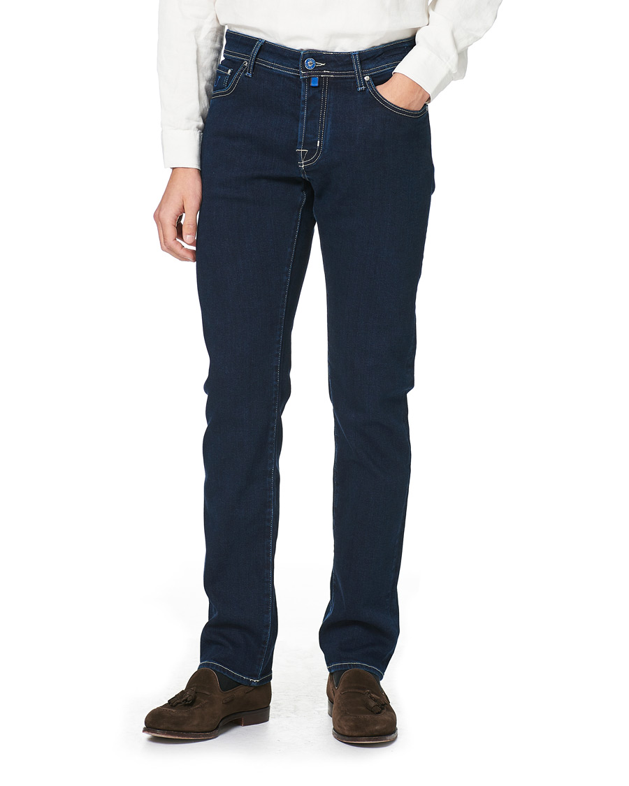 Men | Jeans | Jacob Cohën | 622 Nick Slim Fit Super Stretch Jeans Dark Blue