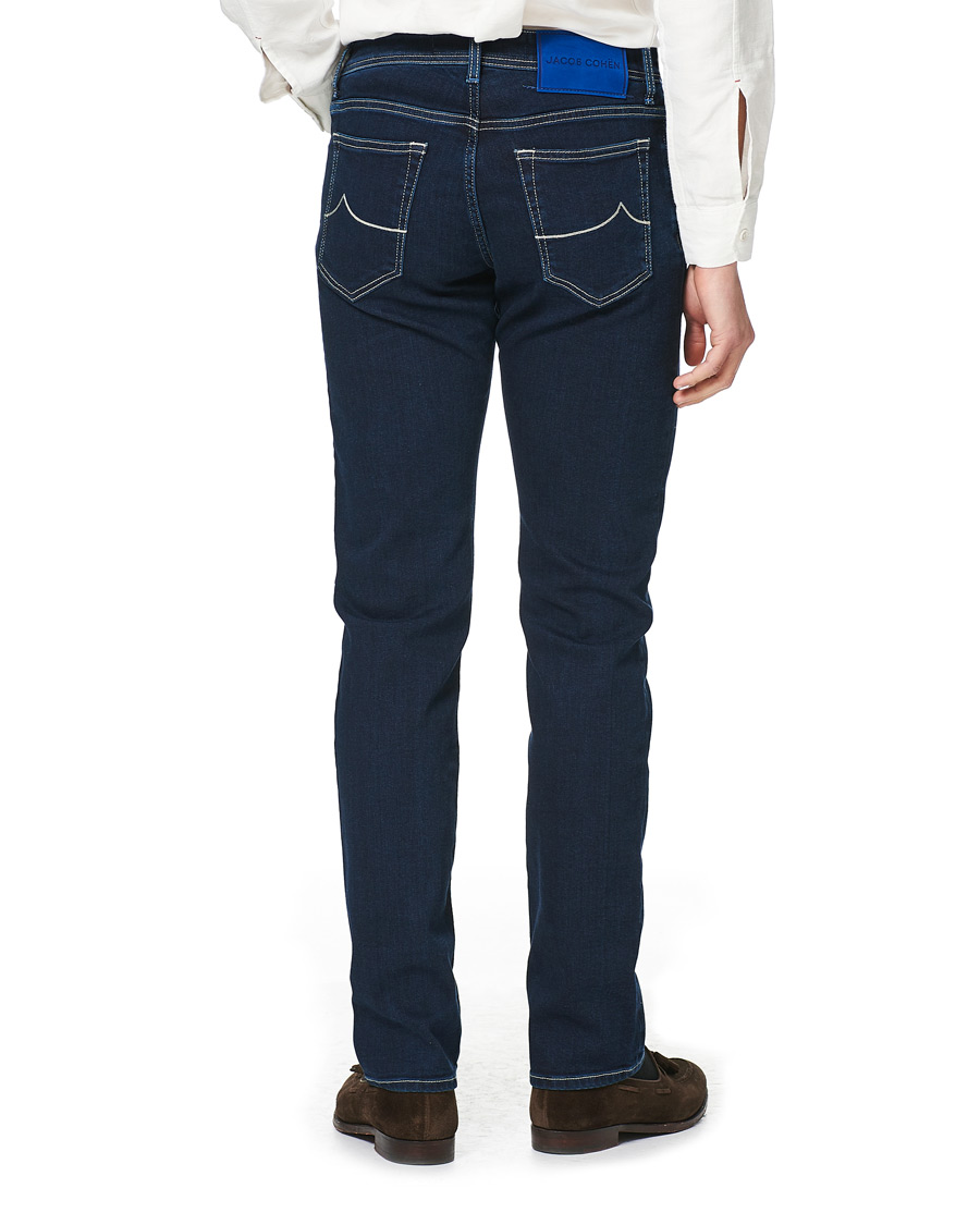 Men | Jeans | Jacob Cohën | 622 Nick Slim Fit Super Stretch Jeans Dark Blue