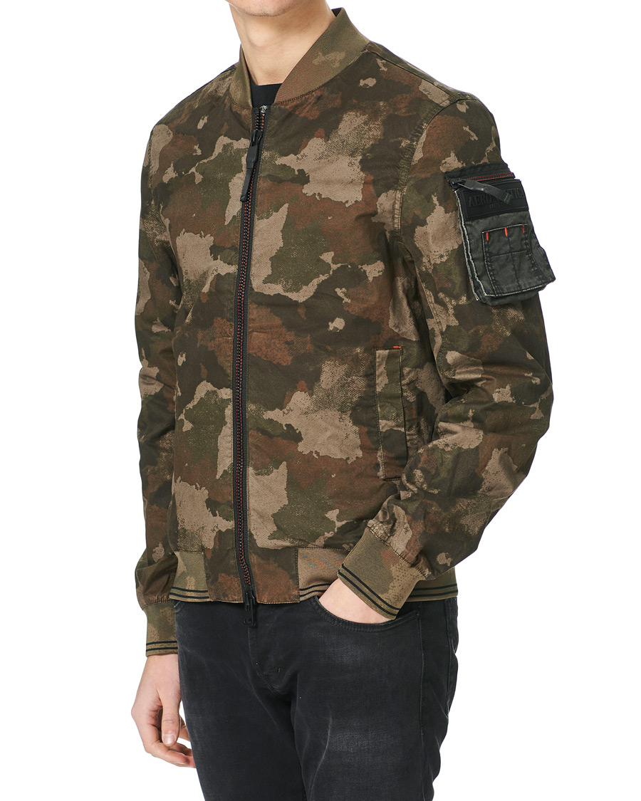 Men | Coats & Jackets | Aeronautica Militare | 7PIL Pilot Bomber Jacket Camouflage