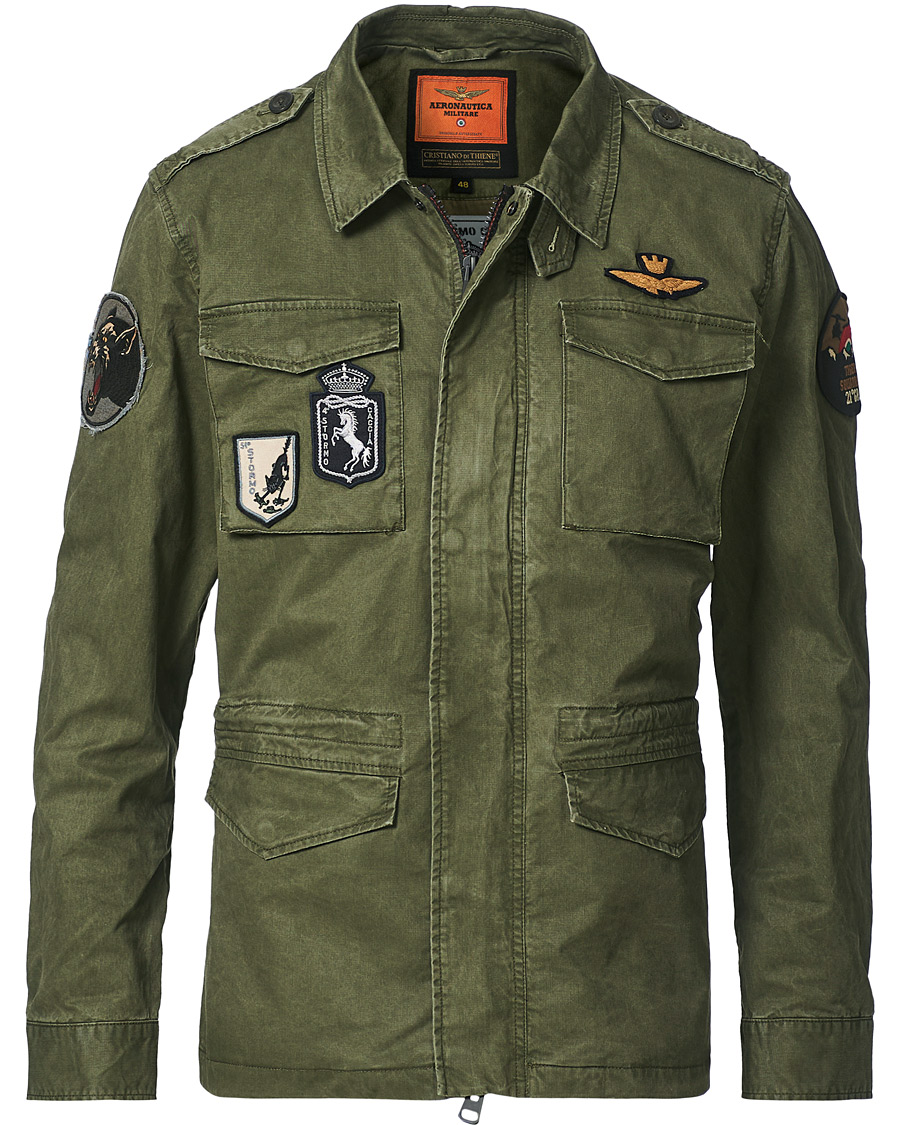 Men | Coats & Jackets | Aeronautica Militare | 7PIL Field Jacket Verde Military