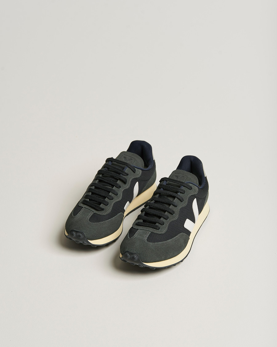 Men | Sneakers | Veja | Rio Branco Running Sneaker Black/White Oxford White