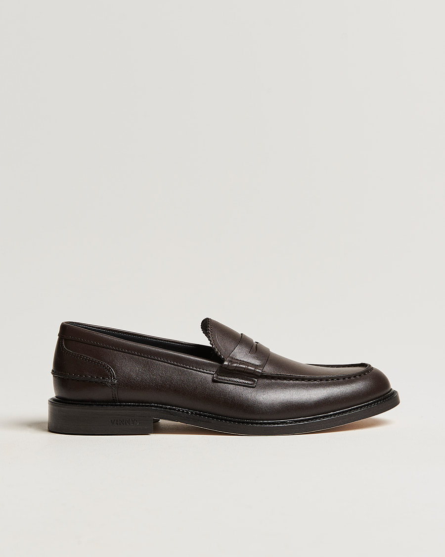 Men | VINNY's Townee Penny Loafer Dark Brown | VINNY's | Townee Penny Loafer Dark Brown