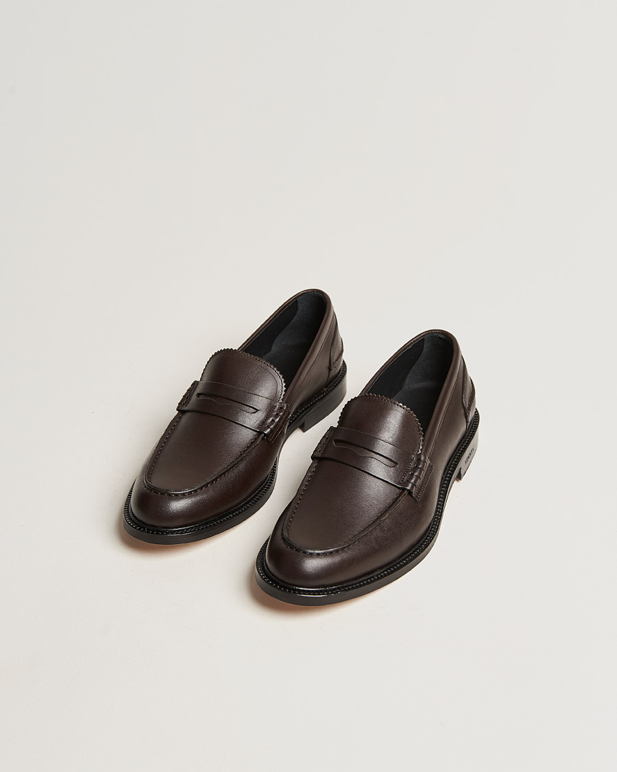 Men | VINNY's Townee Penny Loafer Dark Brown | VINNY's | Townee Penny Loafer Dark Brown