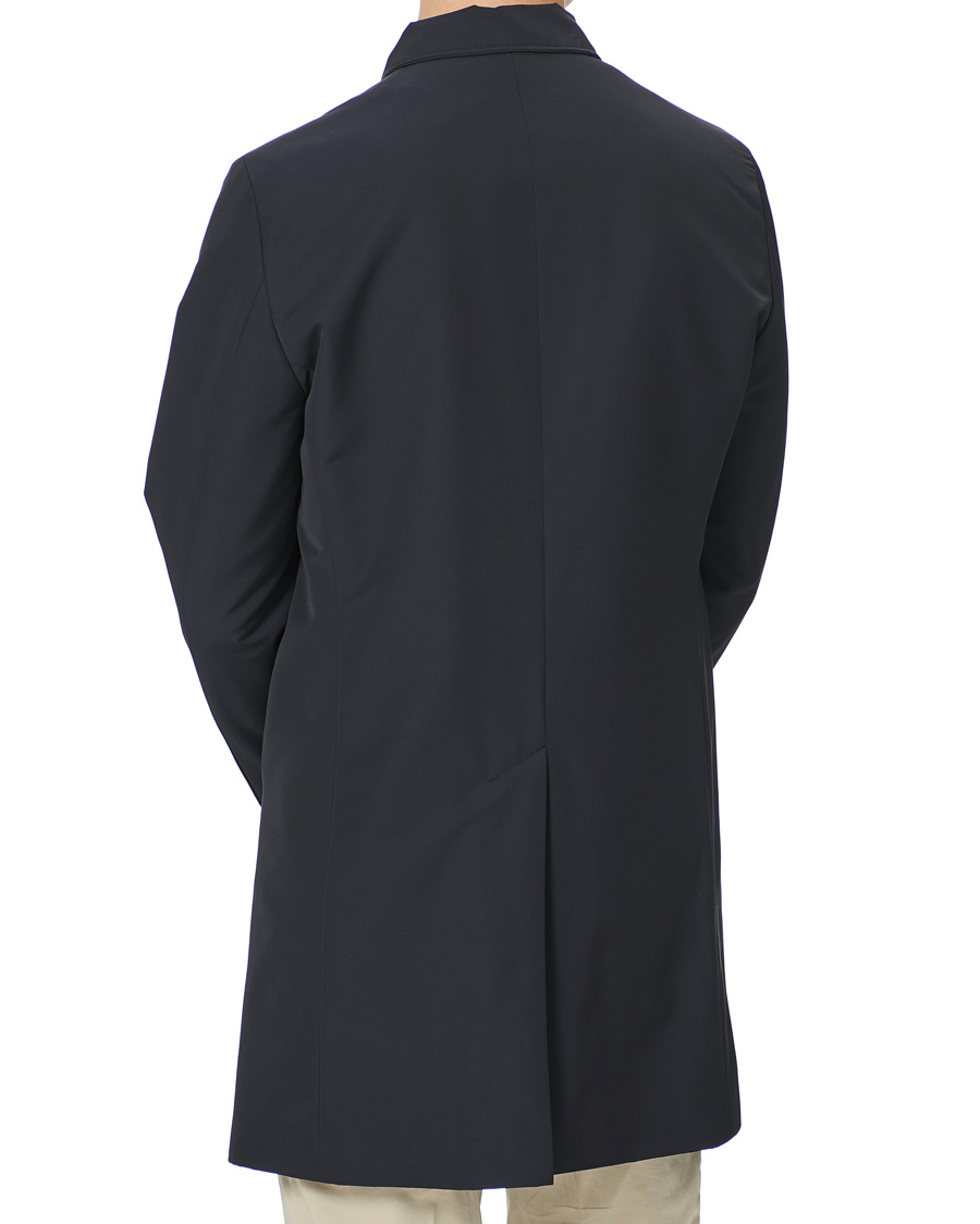 Men | Coats & Jackets | Oscar Jacobson | Landon Nylon Coat Navy