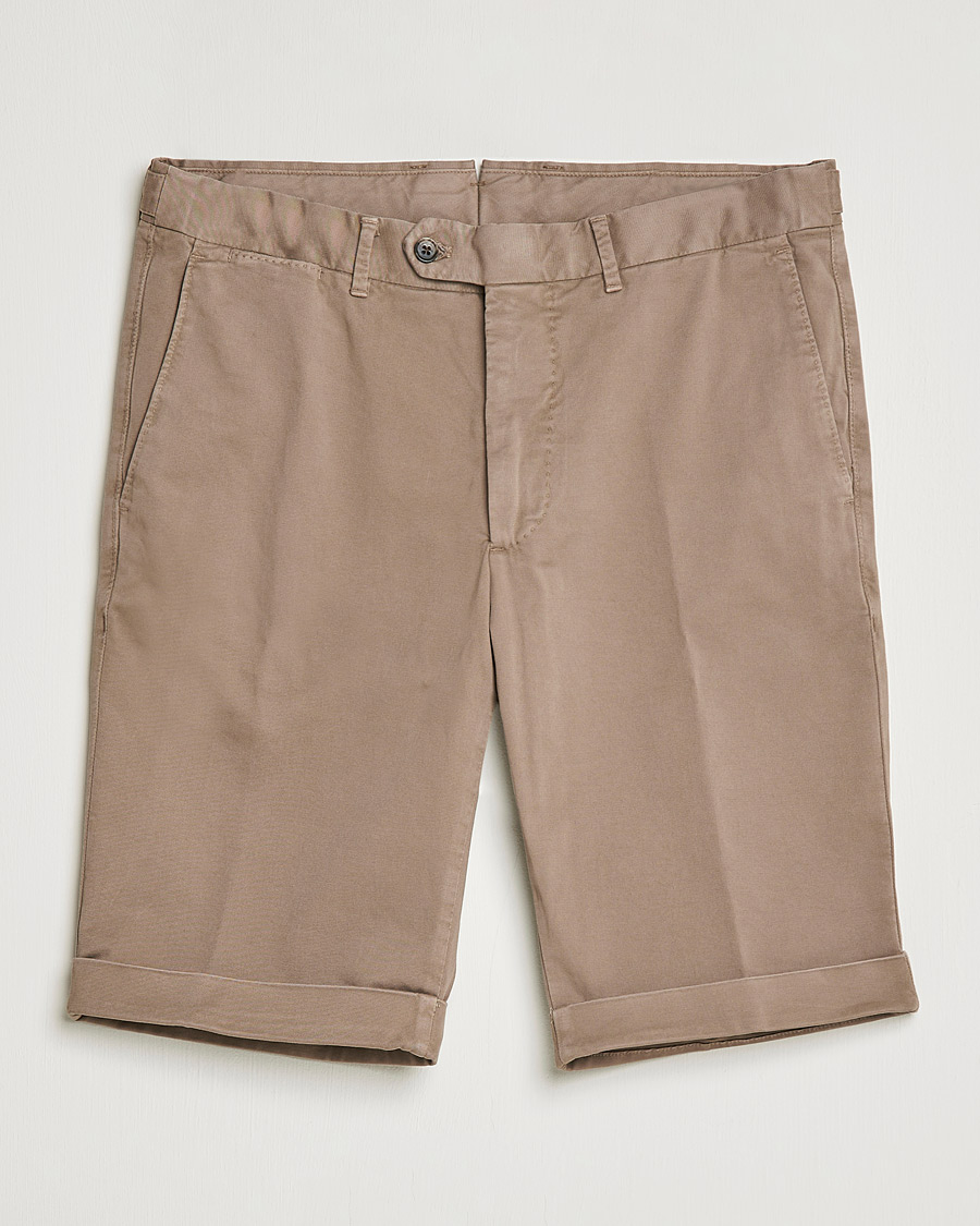 Men | Shorts | Oscar Jacobson | Declan Cotton Shorts Beige