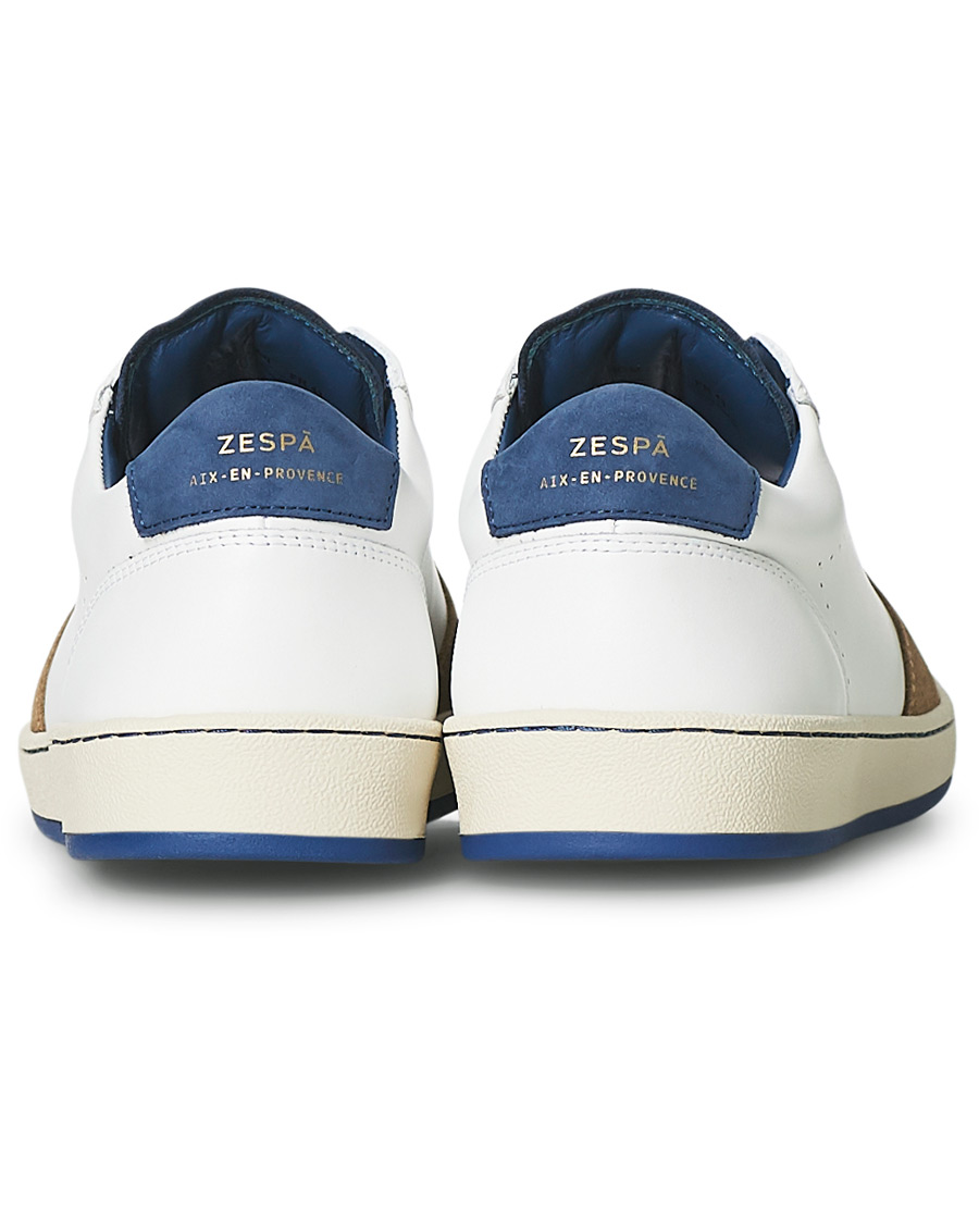 Men | Zespà ZSP23 Nappa/Suede Sneakers Bleu Ming/Savane | Zespà | ZSP23 Nappa/Suede Sneakers Bleu Ming/Savane