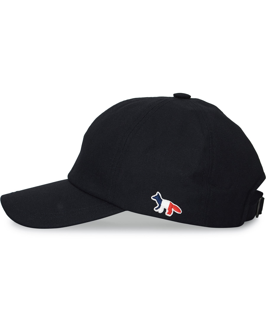 Men | Maison Kitsuné Tricolor Fox Cap Navy | Maison Kitsuné | Tricolor Fox Cap Navy