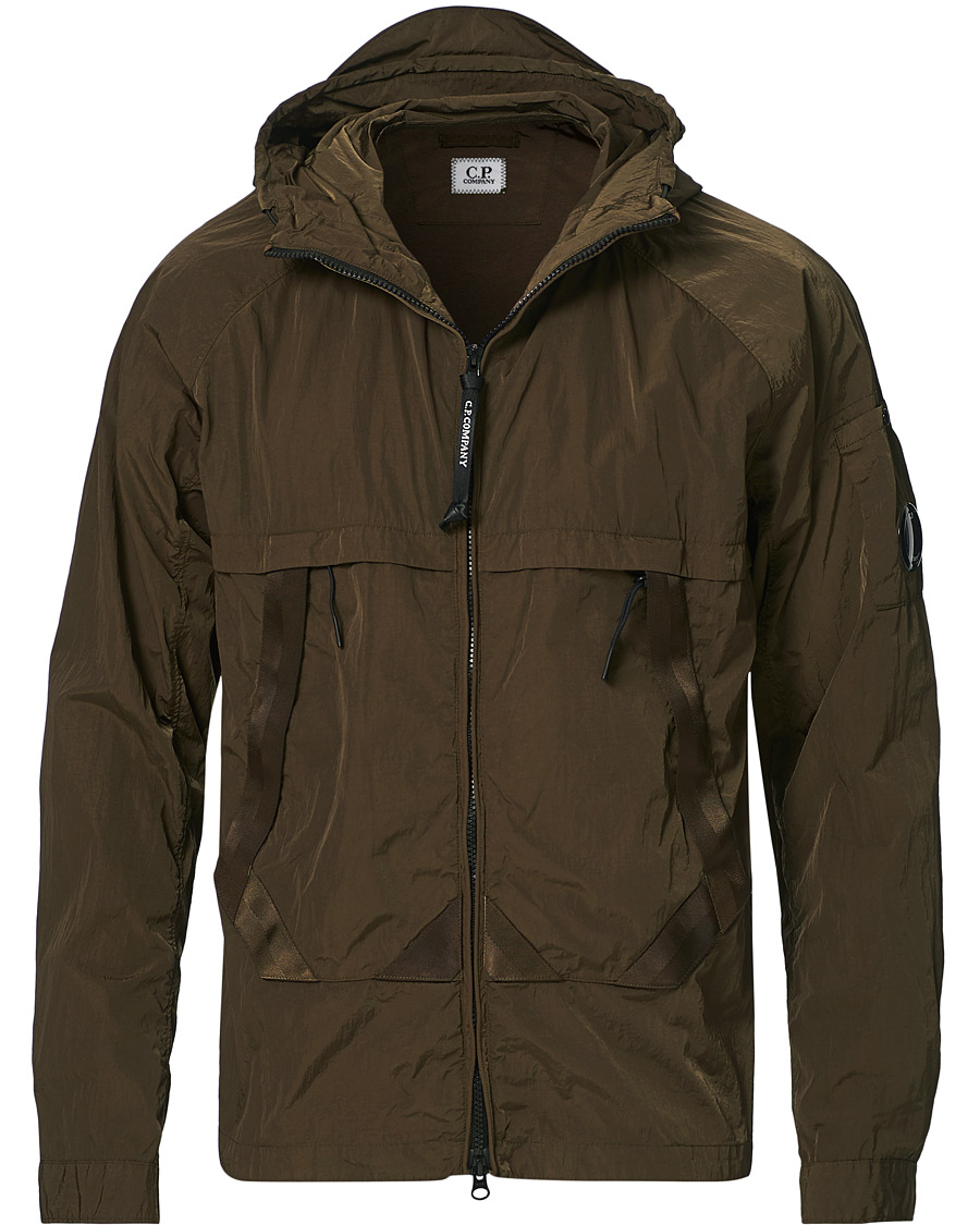 Men | Coats & Jackets | C.P. Company | Chrome R Hooded Lens Jacket Olive