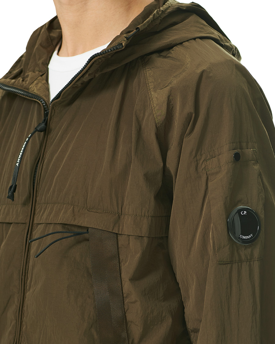 Men | Coats & Jackets | C.P. Company | Chrome R Hooded Lens Jacket Olive