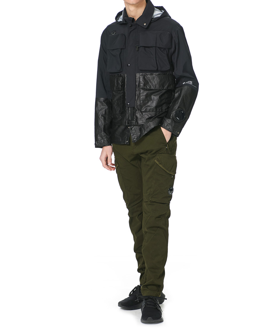 Men | Coats & Jackets | C.P. Company | GORE-TEX Infinum Waterproof Hooded Jacket Black