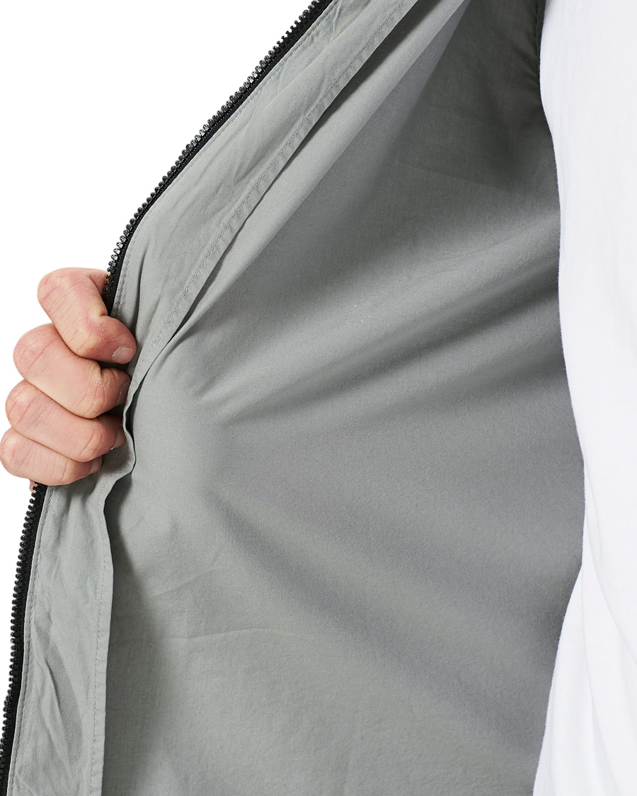 Men | Shirts | C.P. Company | Garment Dyed Gabardine Zip Shirt Jacket Light Grey