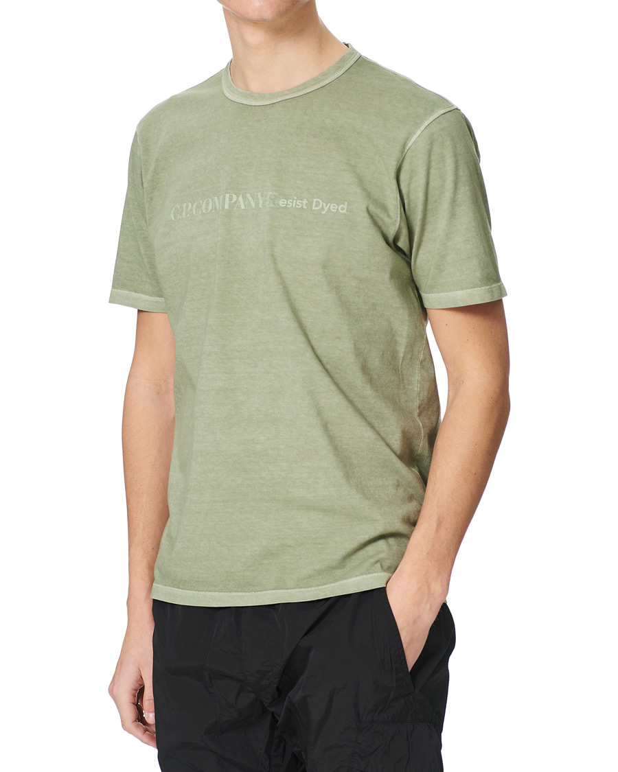 Men | T-Shirts | C.P. Company | Resist Dyed Tee Olive