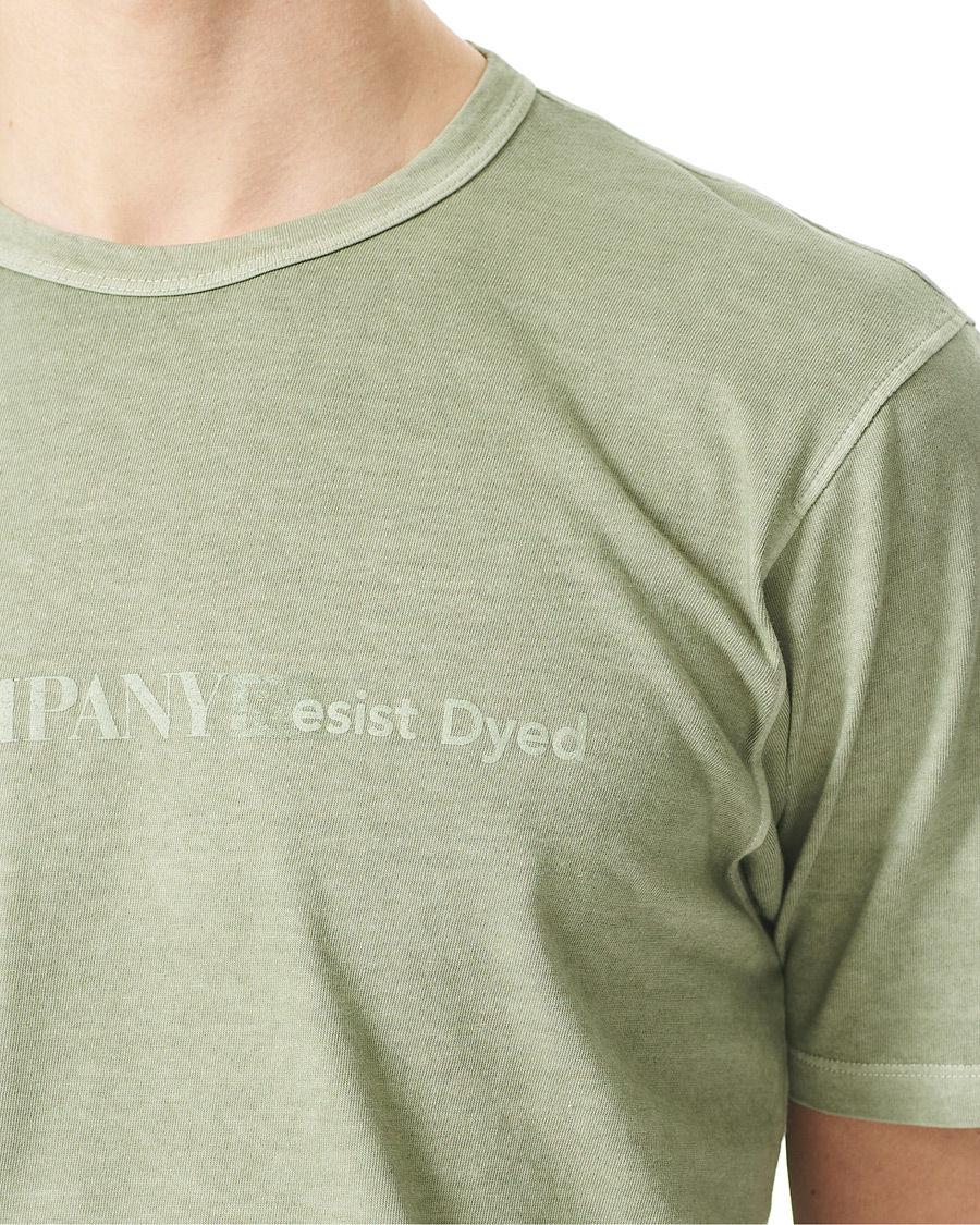 Men | T-Shirts | C.P. Company | Resist Dyed Tee Olive