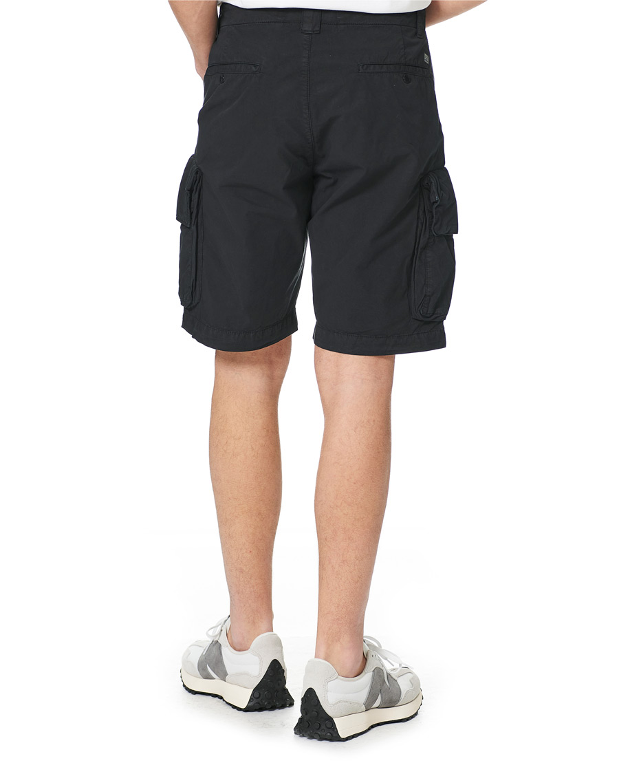 Men | Shorts | C.P. Company | Stretch Twill Cargo Shorts Black 48