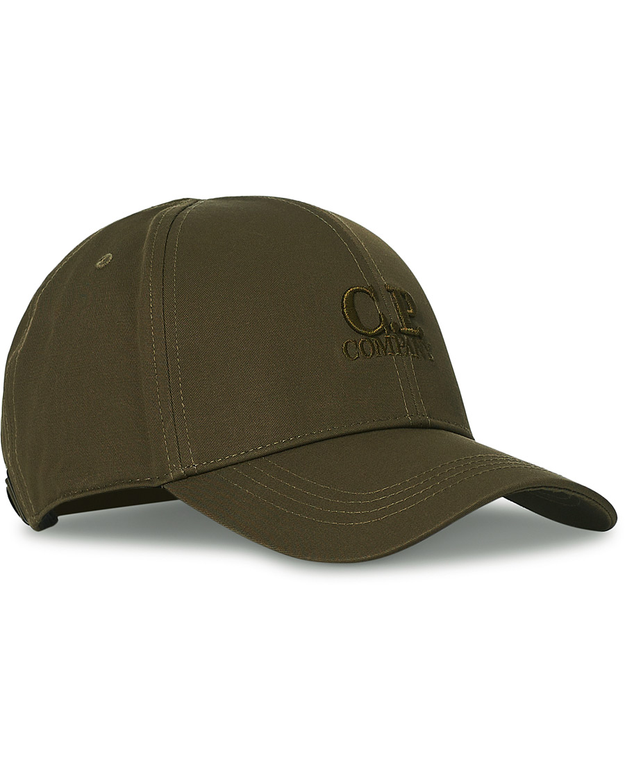 Men | C.P. Company Cotton Gabardine Cap Olive | C.P. Company | Cotton Gabardine Cap Olive