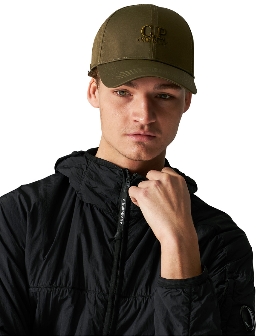 Men | C.P. Company Cotton Gabardine Cap Olive | C.P. Company | Cotton Gabardine Cap Olive