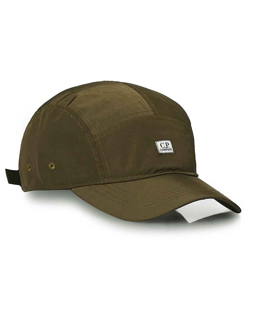 Men | C.P. Company Chrome Nylon Cap Olive | C.P. Company | Chrome Nylon Cap Olive