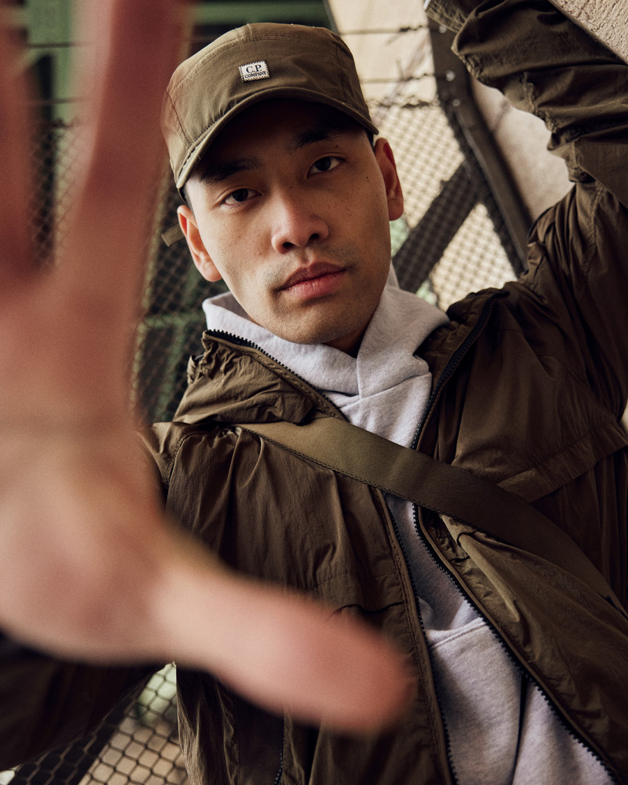 Men | C.P. Company Chrome Nylon Cap Olive | C.P. Company | Chrome Nylon Cap Olive