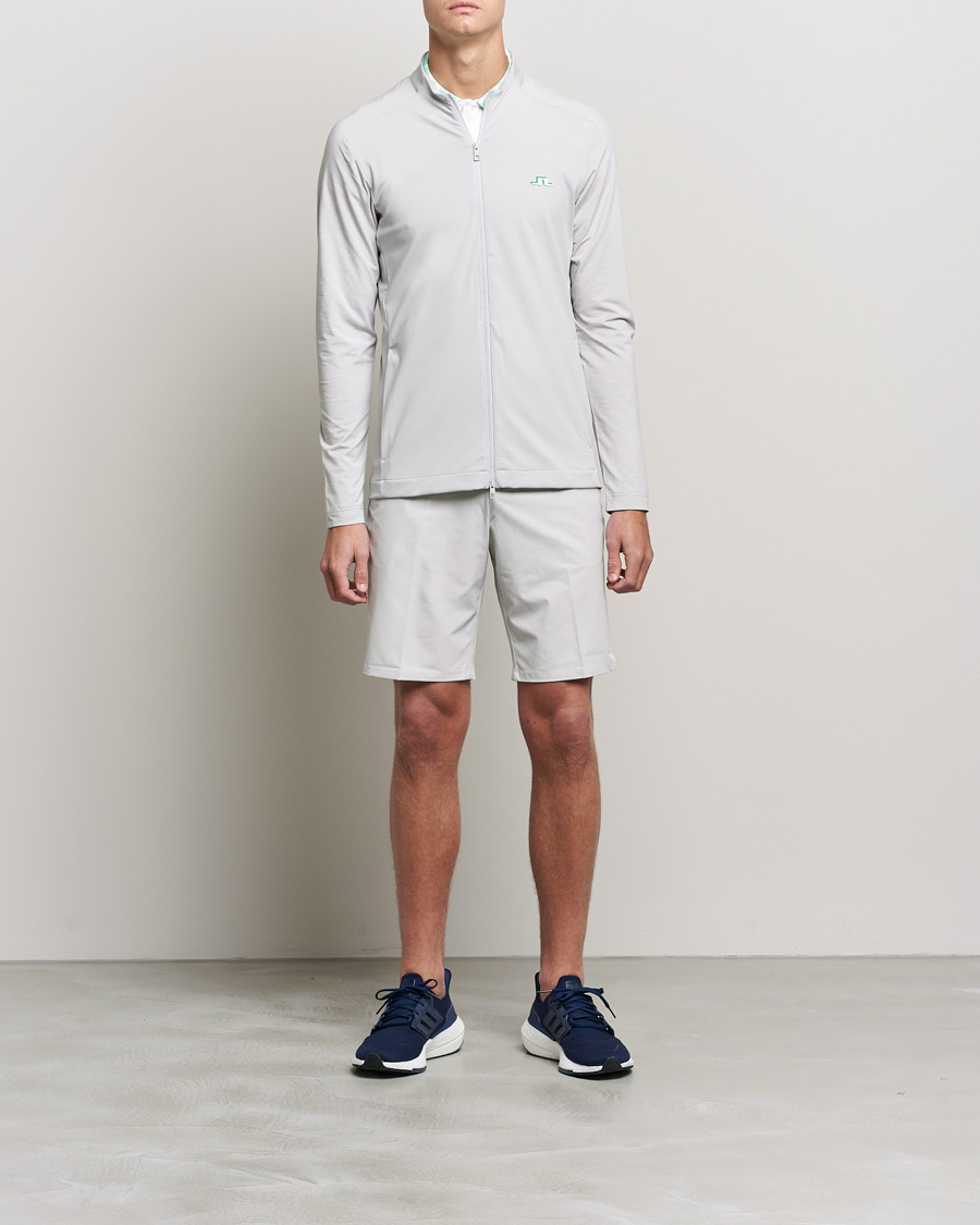 Men | Sweaters & Knitwear | J.Lindeberg | Erik Golf Mid Layer Jersey Half Zip Micro Chip