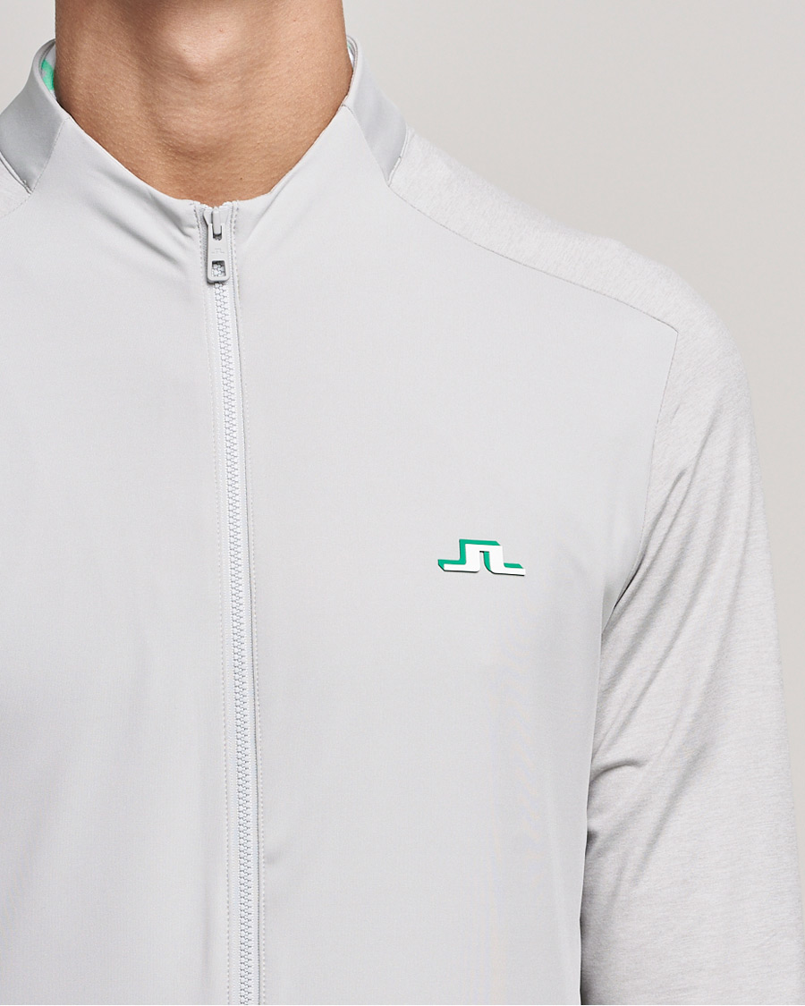 Men | Sweaters & Knitwear | J.Lindeberg | Erik Golf Mid Layer Jersey Half Zip Micro Chip