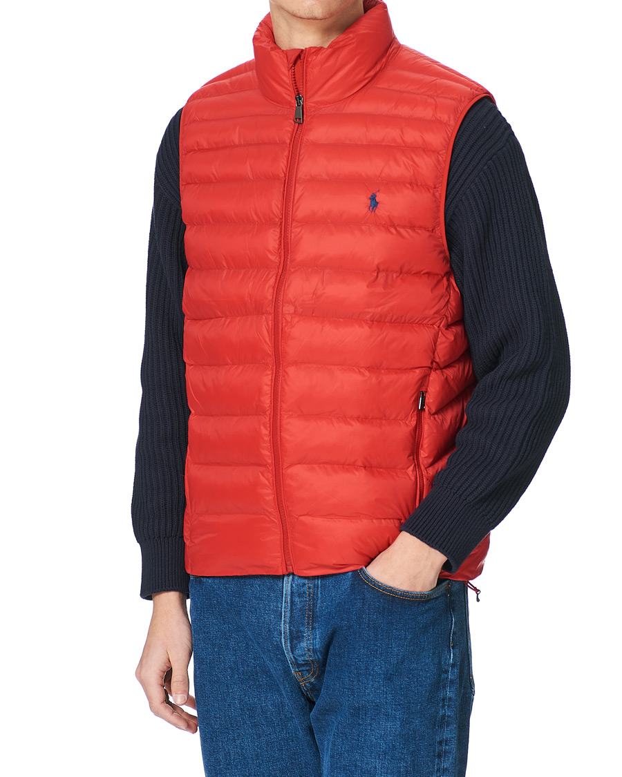 Men | Coats & Jackets | Polo Ralph Lauren | Recycled Terra Nylon Vest Red