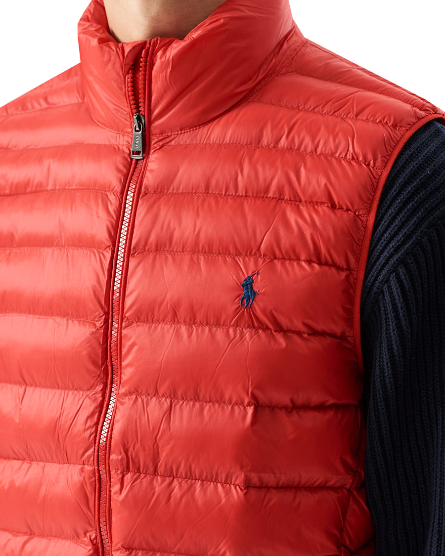 Men | Coats & Jackets | Polo Ralph Lauren | Recycled Terra Nylon Vest Red