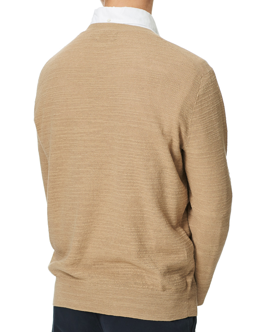 Men | Sweaters & Knitwear | Polo Ralph Lauren | Cotton/Linen Knitted Sweater Vintage Khaki