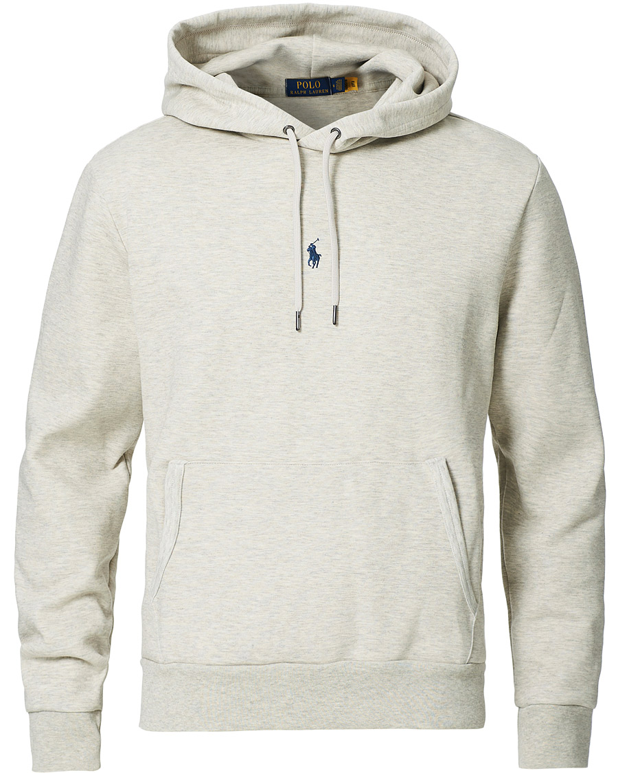 Men | Sweaters & Knitwear | Polo Ralph Lauren | Chest Logo Hoodie Light Sport Heather