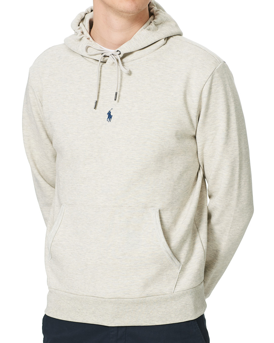 Men | Sweaters & Knitwear | Polo Ralph Lauren | Chest Logo Hoodie Light Sport Heather