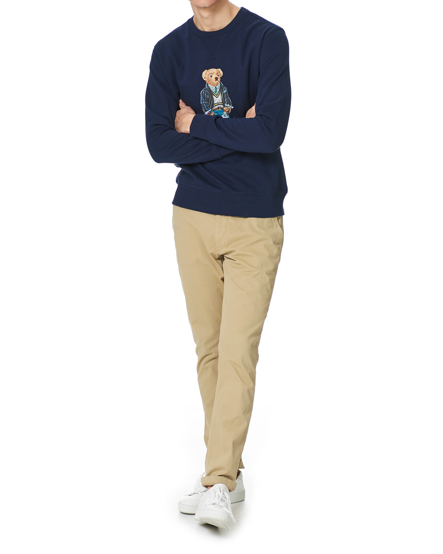 Men | Sweaters & Knitwear | Polo Ralph Lauren | Magic Fleece Bear Sweatshirt Cruise Navy