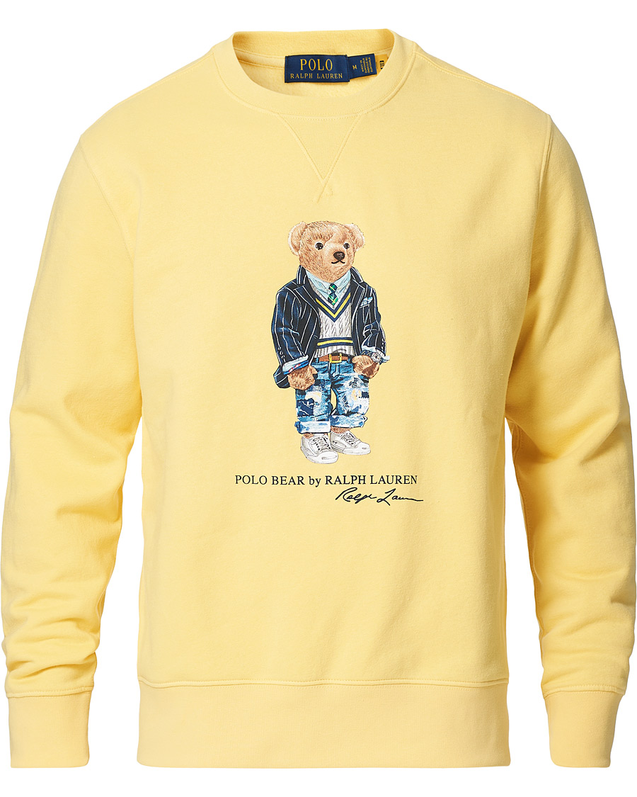 Men | Sweaters & Knitwear | Polo Ralph Lauren | Magic Fleece Bear Sweatshirt Empire Yellow