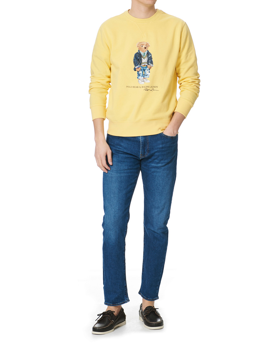 Men | Sweaters & Knitwear | Polo Ralph Lauren | Magic Fleece Bear Sweatshirt Empire Yellow