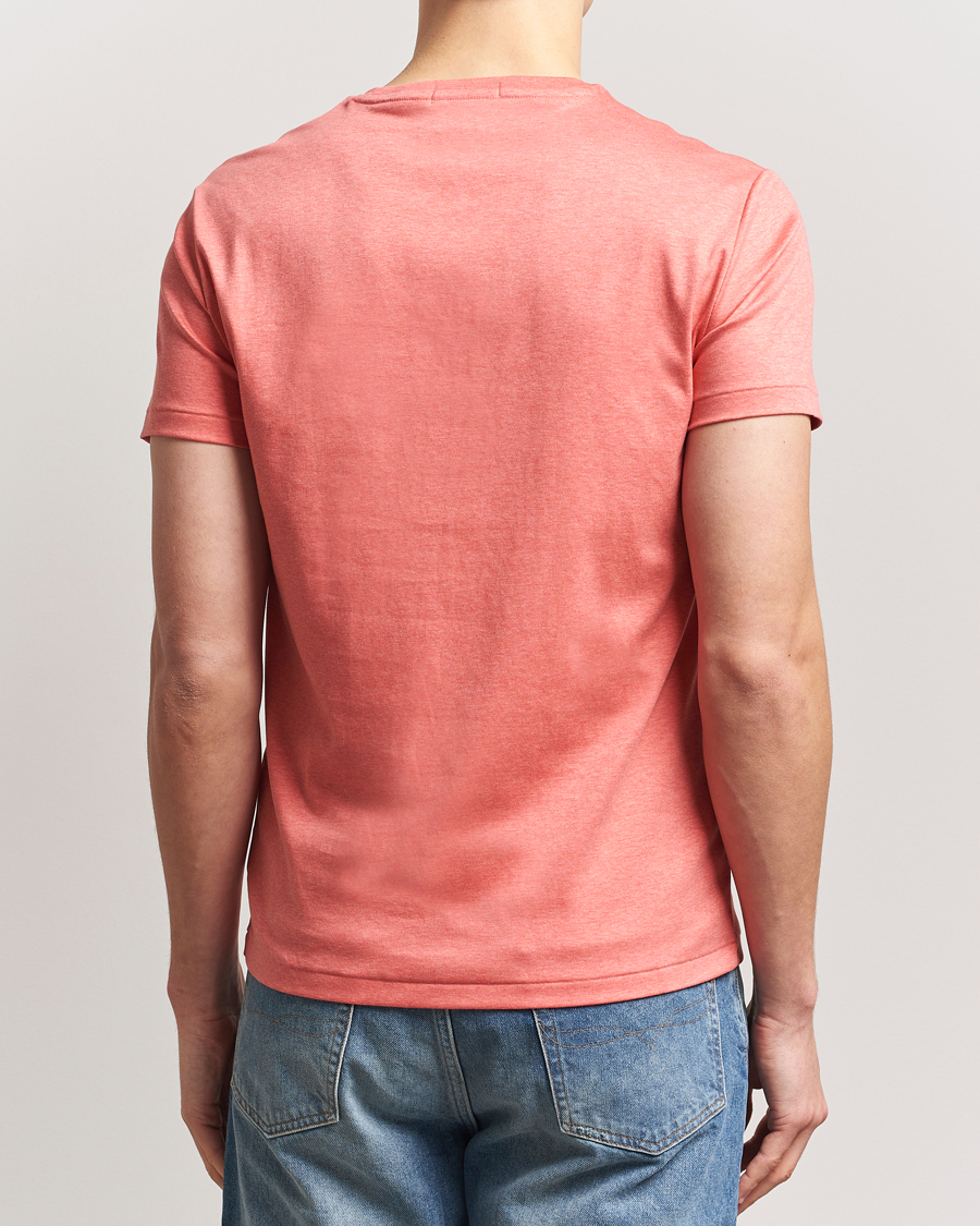 Men | T-Shirts | Polo Ralph Lauren | Luxury Pima Cotton Crew Neck T-Shirt Rose Heather