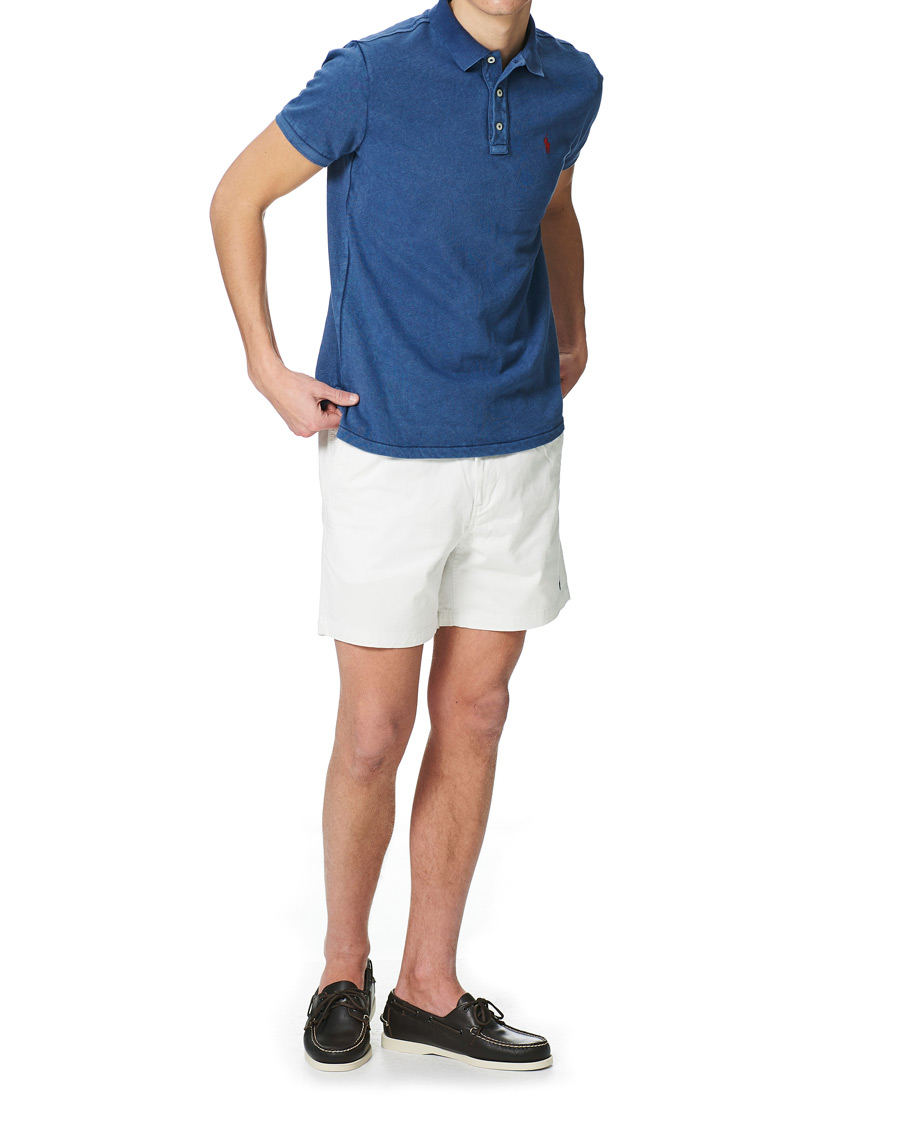 Men | Polo Shirts | Polo Ralph Lauren | Custom Fit Spa Terry Polo Light Navy