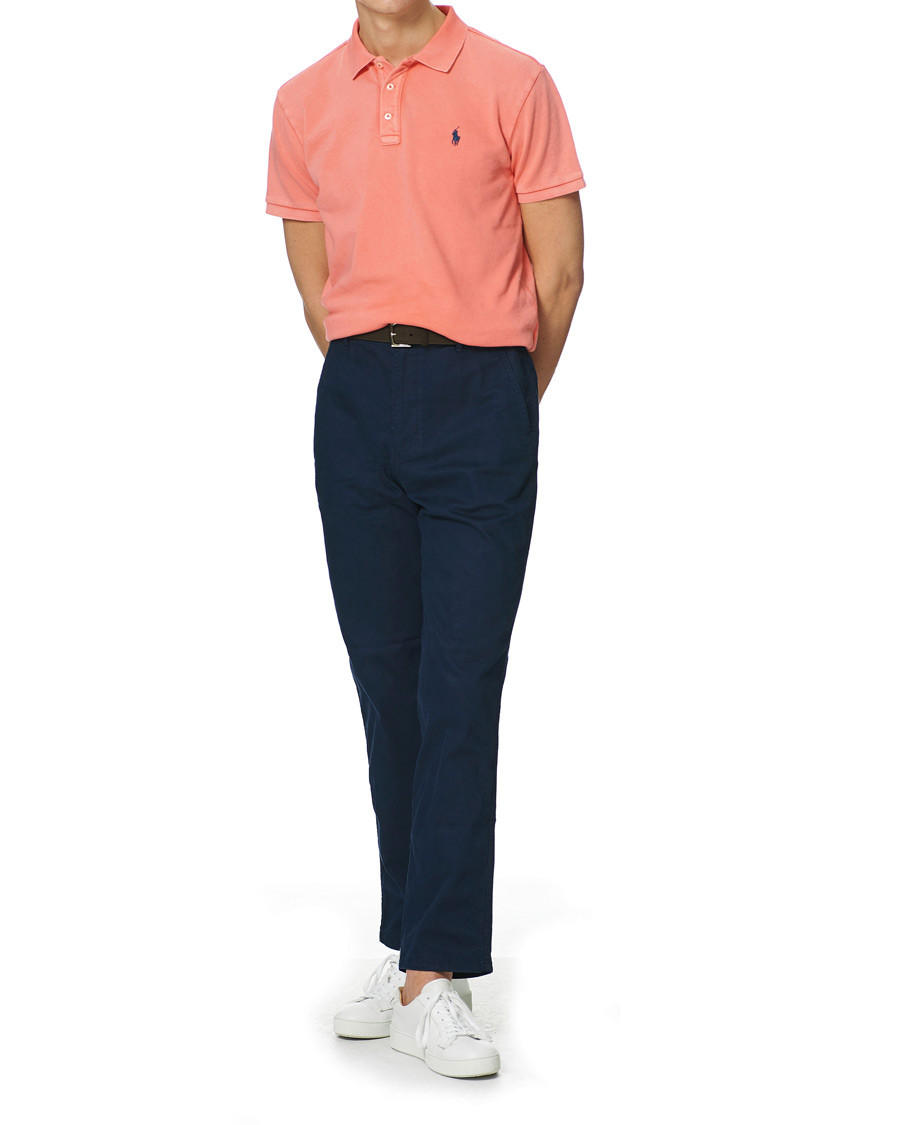 Men | Polo Shirts | Polo Ralph Lauren | Custom Fit Spa Terry Polo Tomato Red