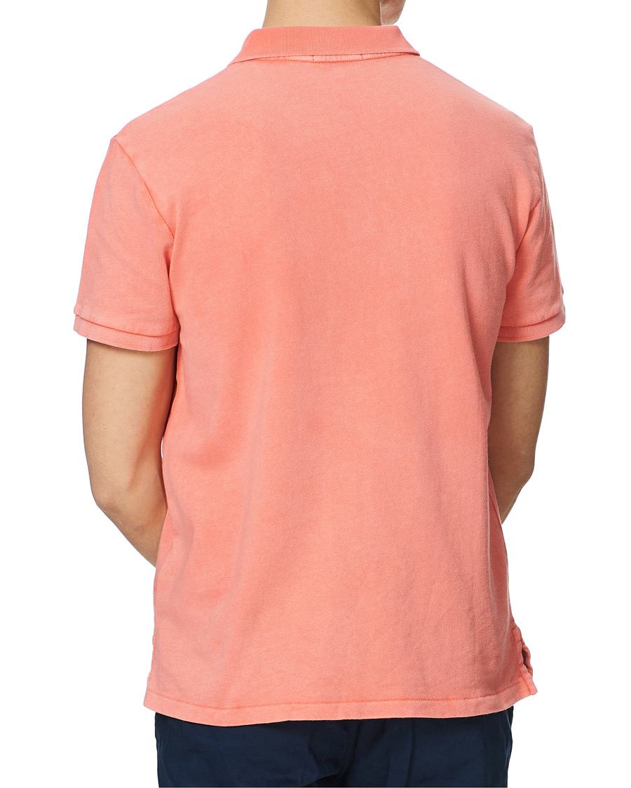 Men | Polo Shirts | Polo Ralph Lauren | Custom Fit Spa Terry Polo Tomato Red