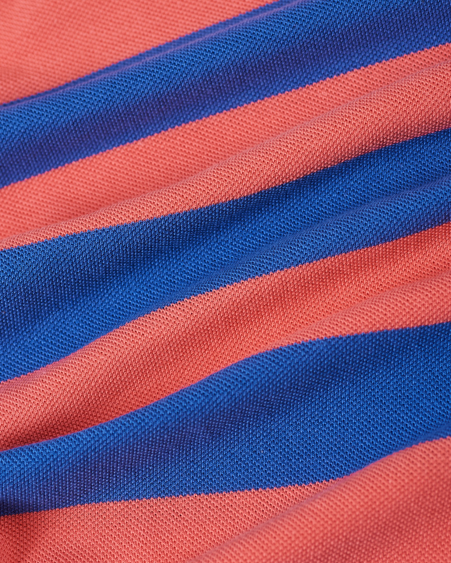 Men | Polo Shirts | Polo Ralph Lauren | Custom Slim Fit Striped Polo Red/Blue