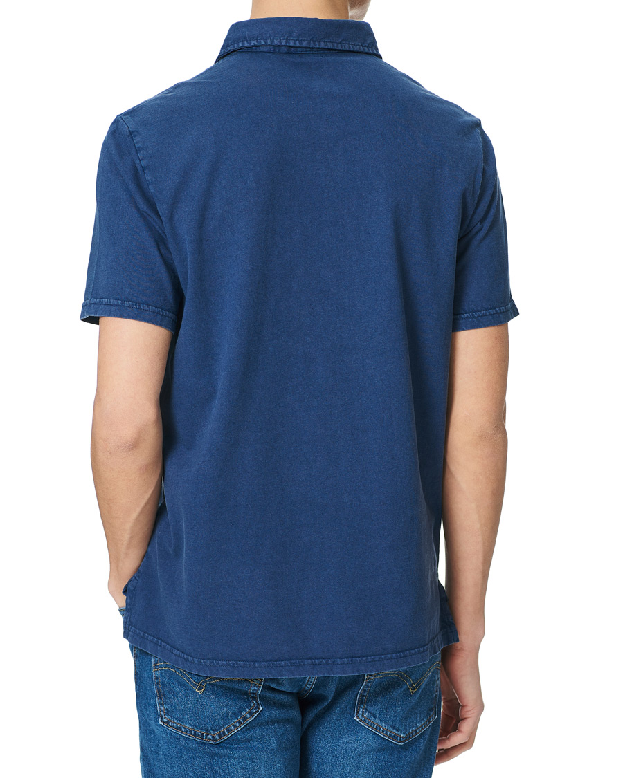 Men | Polo Shirts | Polo Ralph Lauren | Cotton/Linen Pocket Polo Light Navy