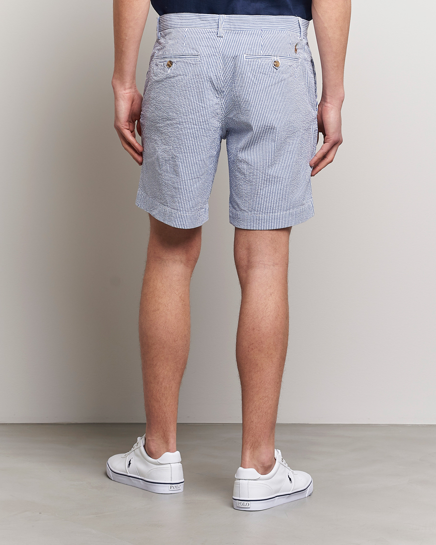 Men | Shorts | Polo Ralph Lauren | Bedford Seersucker Shorts Blue/White
