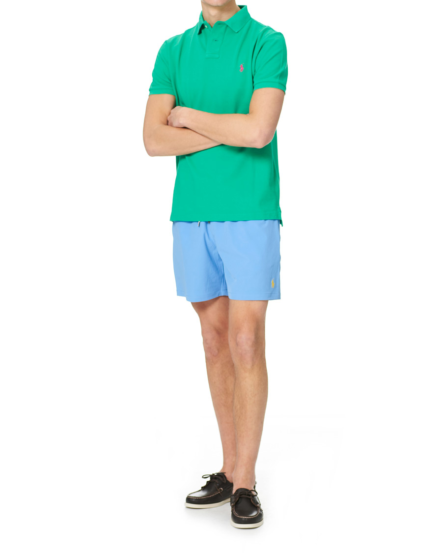 Men | Swimwear | Polo Ralph Lauren | Recyceled Traveler Boxer Swimshorts Harbour Island Blue