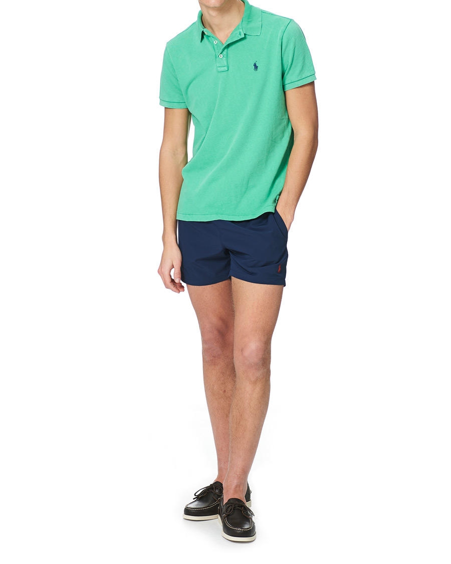 Men | Swimwear | Polo Ralph Lauren | Recycled Slim Traveler Swimshorts Newport Navy