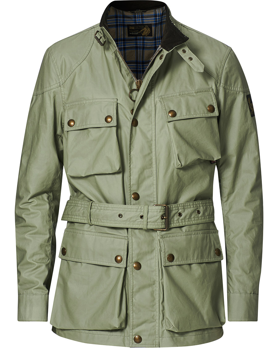 Men | Coats & Jackets | Belstaff | Trialmaster Waxed Jacket Laurel Green