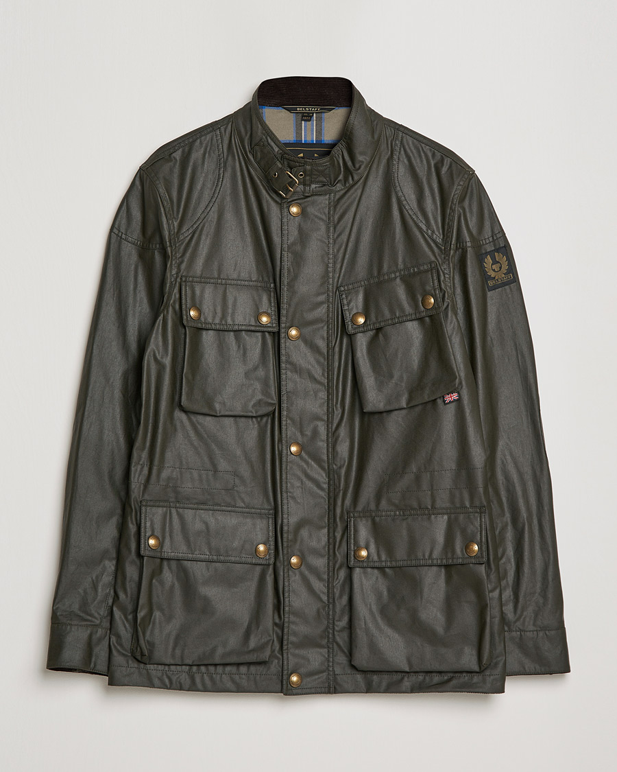 Men | Coats & Jackets | Belstaff | Fieldmaster Waxed Jacket Faded Olive