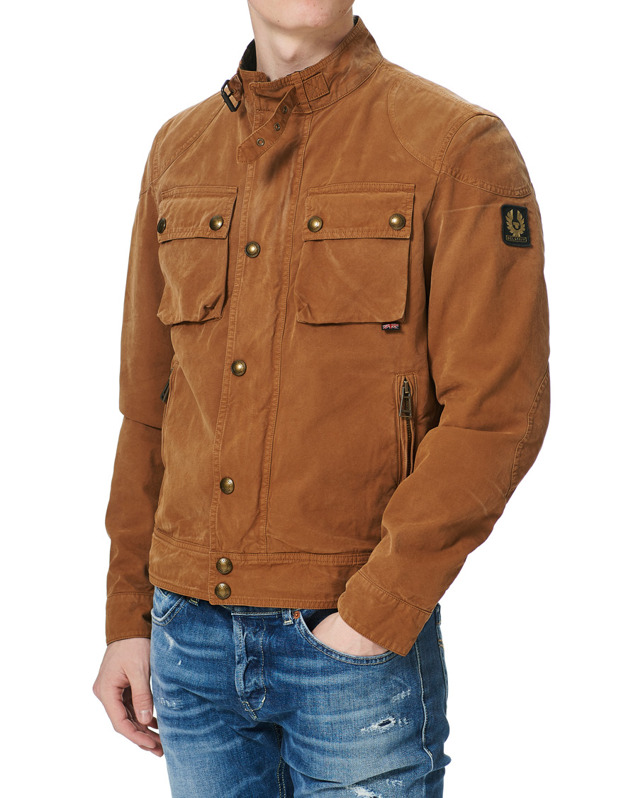 Men | Coats & Jackets | Belstaff | Vintage Dye Racemaster Jacket Heritage Khaki