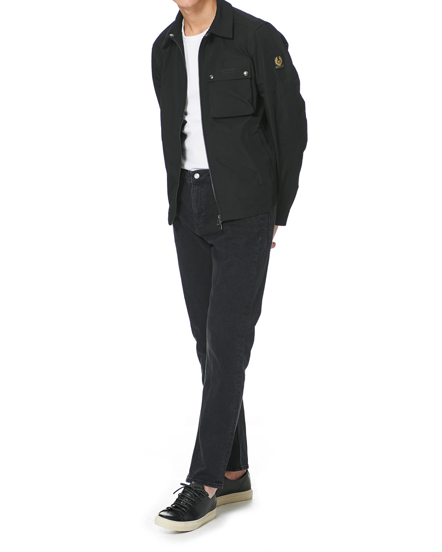 Men | Shirts | Belstaff | Wayfare Memory Shell Zip Overshirt Black