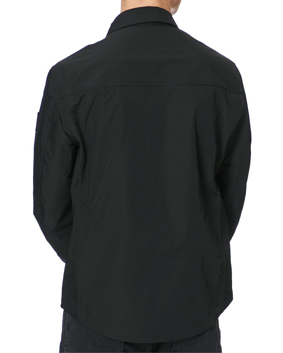 Men | Shirts | Belstaff | Wayfare Memory Shell Zip Overshirt Black